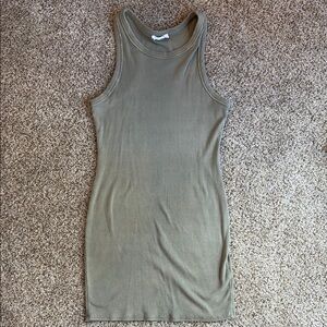 Olive Green Bodycon Dress